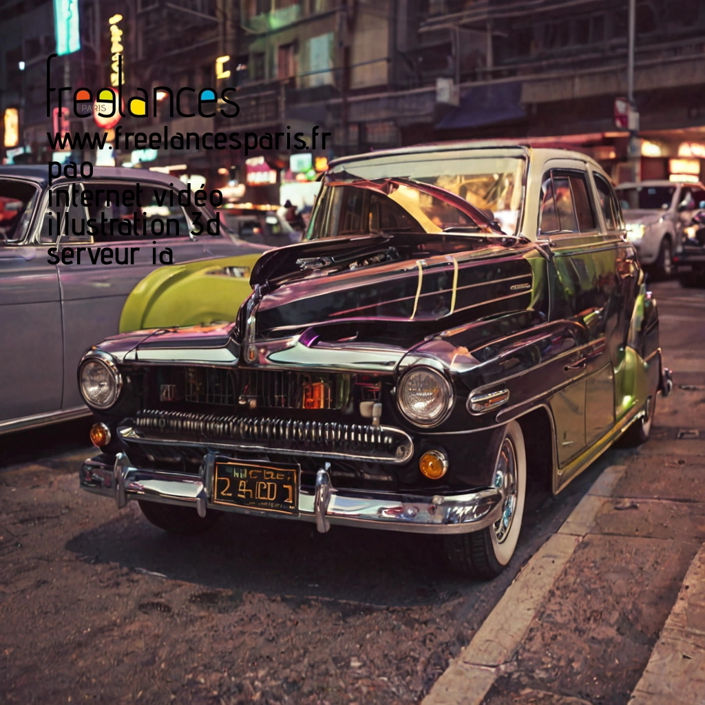 Pao mise en page internet vidéo illustration 3d serveur IA générative AI freelance paris studio de création magazines bhvusfl0